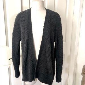 Moth Anthro wool blend grey cardigan sweater XS